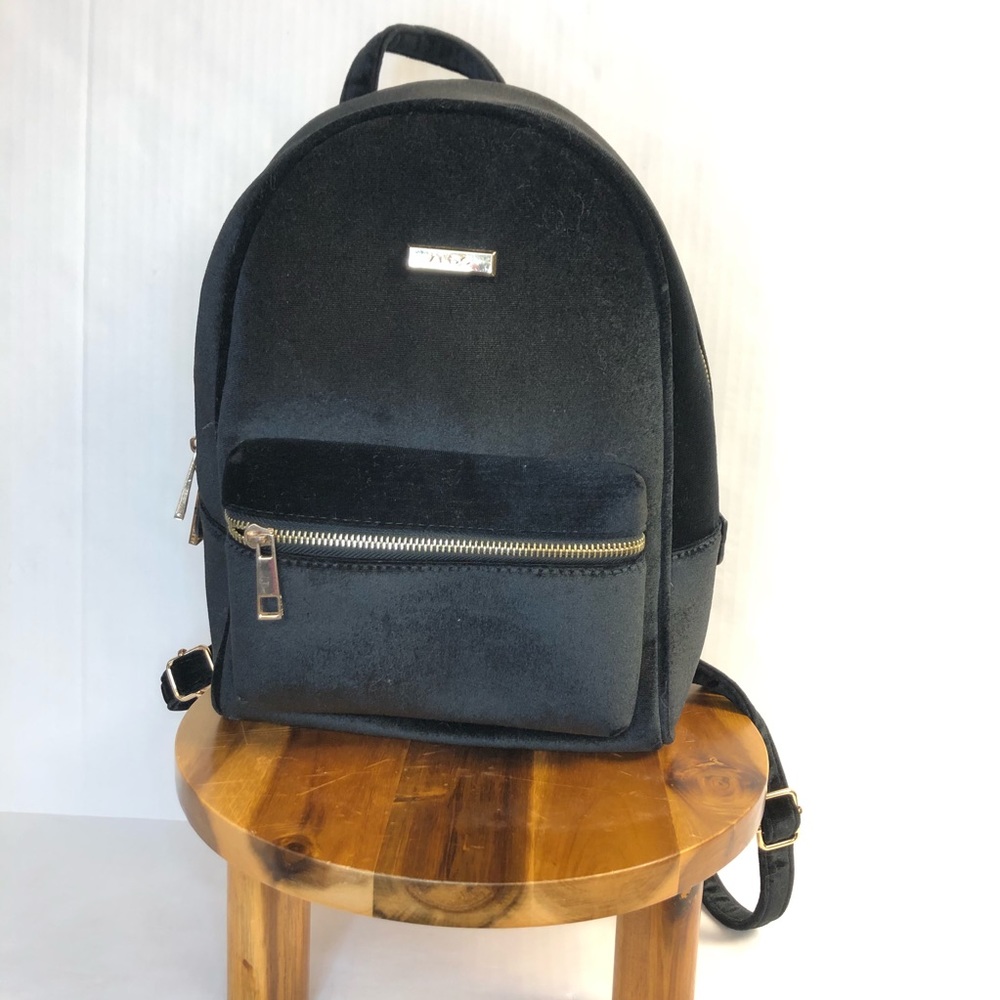 Aldo || Black Suede Backpack